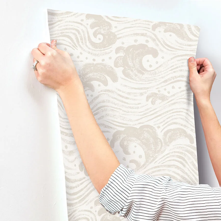 A-Street Prints Swell - Beige Wallpaper | Buy Online A-Street Prints Swell wallpaper, color Beige, SKU 4172-27508