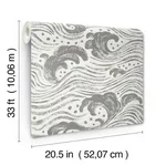 A-Street Prints Swell - Charcoal Wallpaper | Buy Online A-Street Prints Swell wallpaper, color Charcoal, SKU 4172-27510