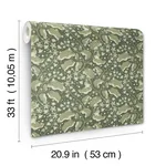 A-Street Prints Syren - Evergreen Wallpaper | Buy Online A-Street Prints Syren wallpaper, color Evergreen, SKU 4201-48026