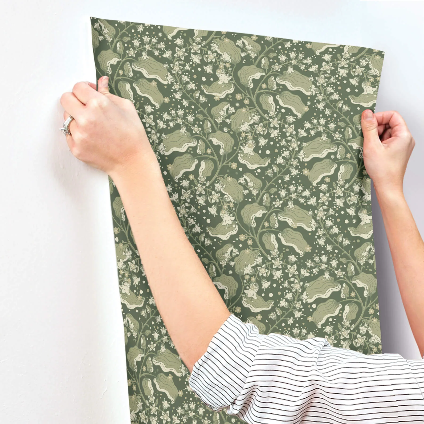 A-Street Prints Syren - Evergreen Wallpaper | Buy Online A-Street Prints Syren wallpaper, color Evergreen, SKU 4201-48026