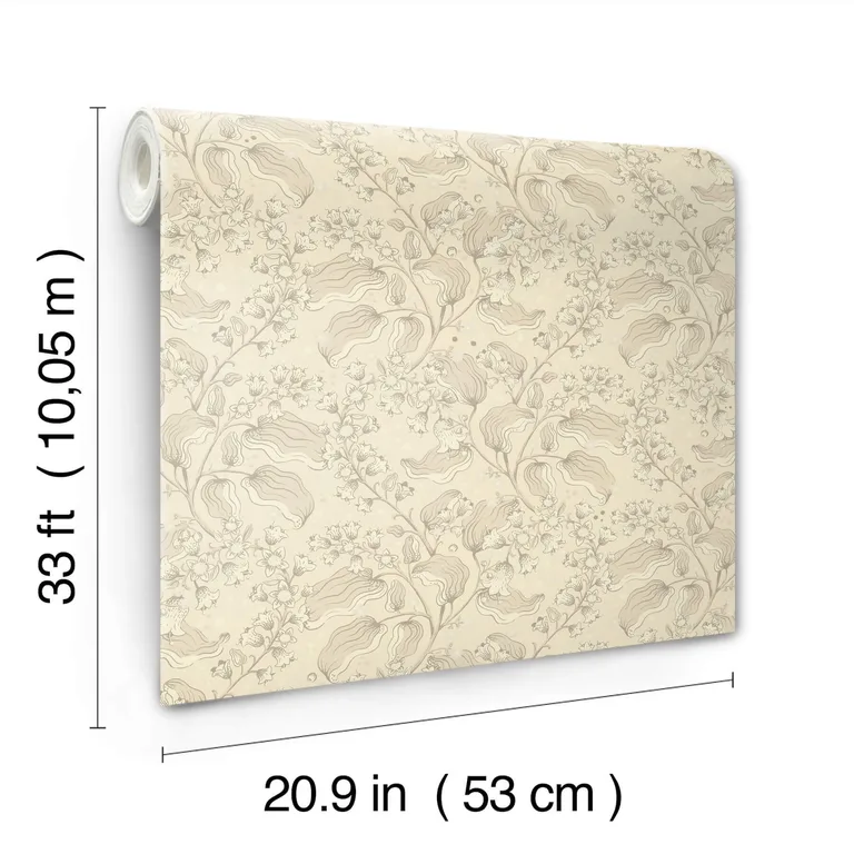 A-Street Prints Syren wallpaper, color Khaki, SKU 4201-48024