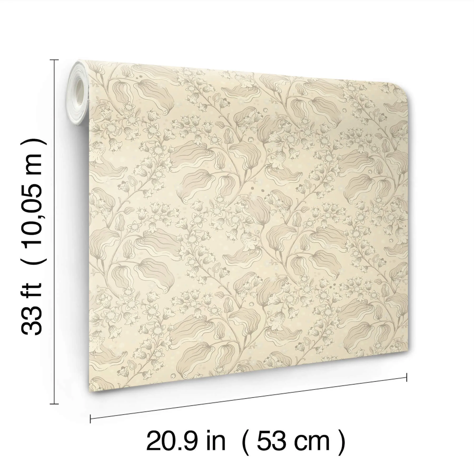 A-Street Prints Syren wallpaper, color Khaki, SKU 4201-48024