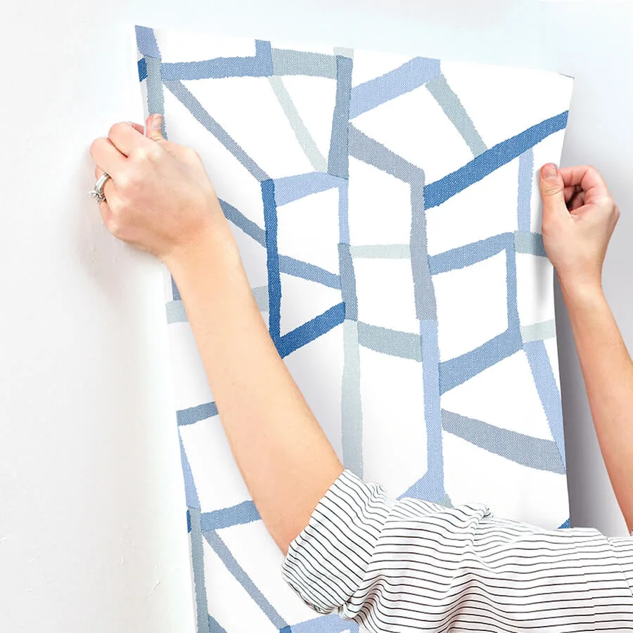 A-Street Prints Tate wallpaper, color Blue, SKU 4135-25849