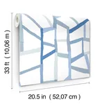 A-Street Prints Tate wallpaper, color Blue, SKU 4135-25849