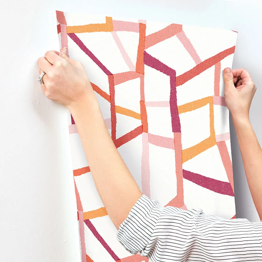 A-Street Prints Tate - Pink Wallpaper | Buy Online A-Street Prints Tate wallpaper, color Pink, SKU 4135-25846