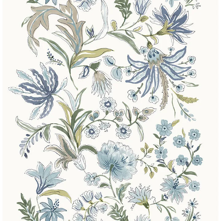 A-Street Prints Teonna wallpaper, color Blue, SKU 4147-27398