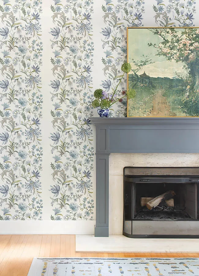 A-Street Prints Teonna - Blue Wallpaper | Buy Online A-Street Prints Teonna wallpaper, color Blue, SKU 4147-27398