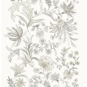 A-Street Prints Teonna wallpaper, color Light Grey, SKU 4147-27400