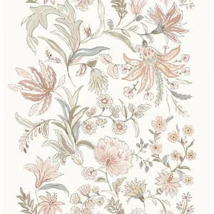 A-Street Prints Teonna wallpaper, color Light Pink, SKU 4147-27399