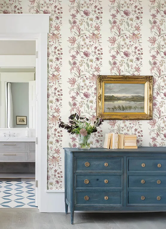 A-Street Prints Teonna wallpaper, color Raspberry, SKU 4147-27397