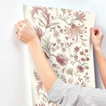 A-Street Prints Teonna - Raspberry Wallpaper | Buy Online A-Street Prints Teonna wallpaper, color Raspberry, SKU 4147-27397