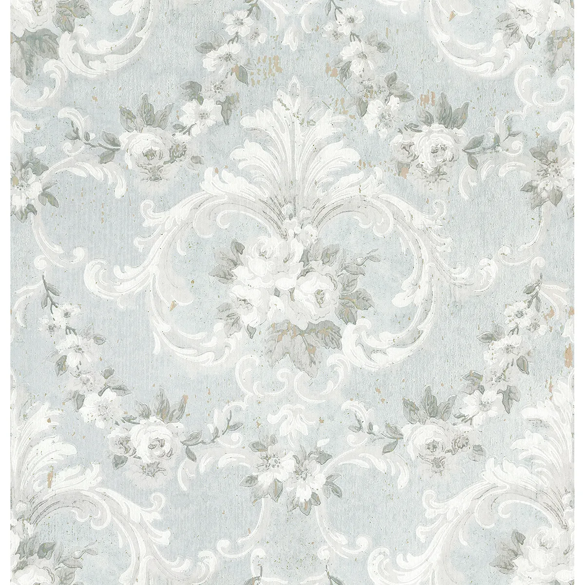 A-Street Prints This Old Hudson wallpaper, color Vintage Blue, SKU AST4066