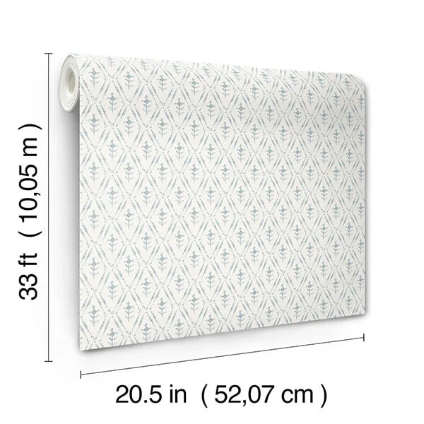 A-Street Prints Tillie - Blue Wallpaper | Buy Online A-Street Prints Tillie wallpaper, color Blue, SKU 4173-27671