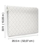 A-Street Prints Tillie - Grey Wallpaper | Buy Online A-Street Prints Tillie wallpaper, color Grey, SKU 4173-27672