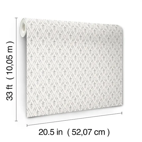 A-Street Prints Tillie - Grey Wallpaper | Buy Online A-Street Prints Tillie wallpaper, color Grey, SKU 4173-27672