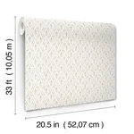 A-Street Prints Tillie wallpaper, color Taupe, SKU 4173-27673