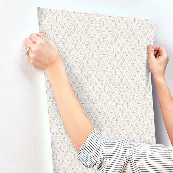 A-Street Prints Tillie wallpaper, color Taupe, SKU 4173-27673