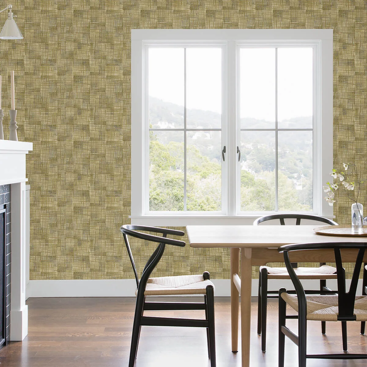 A-Street Prints Ting wallpaper, color Brown, SKU 2972-86160