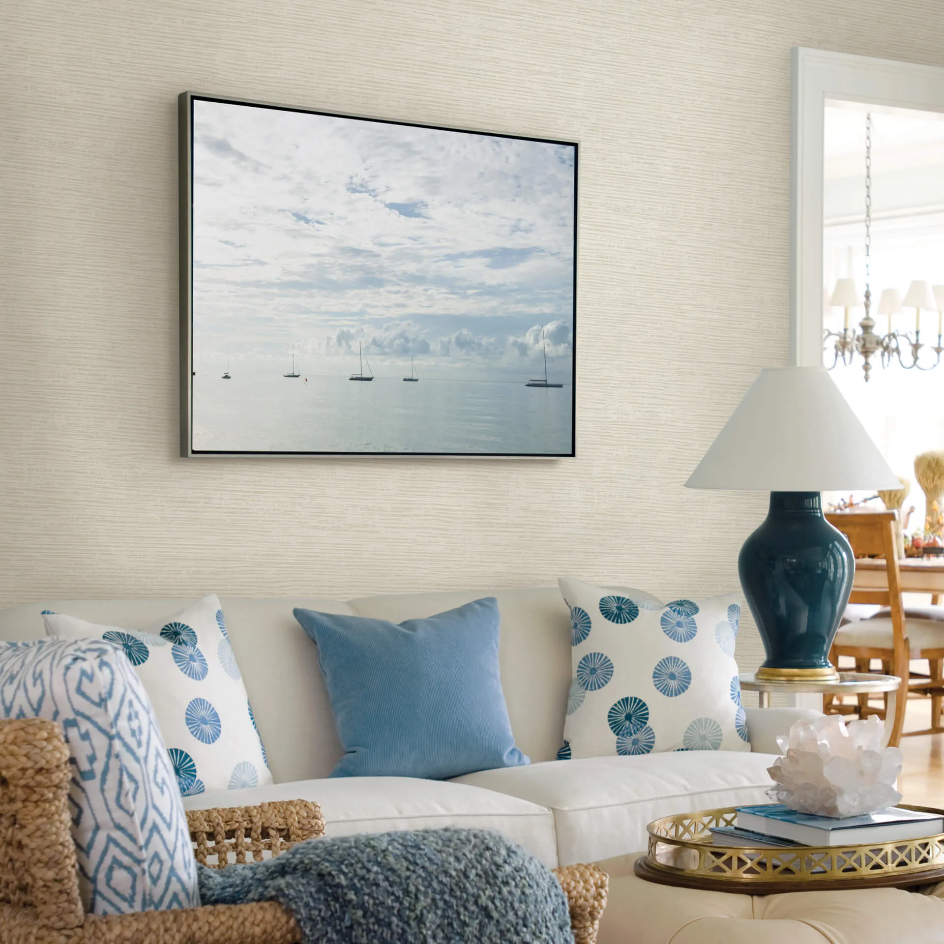 A-Street Prints Tiverton wallpaper, color Bone, SKU 2927-81705