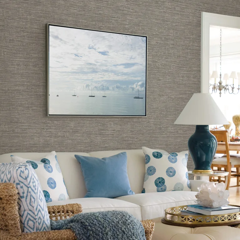 A-Street Prints Tiverton wallpaper, color Charcoal, SKU 2927-81710