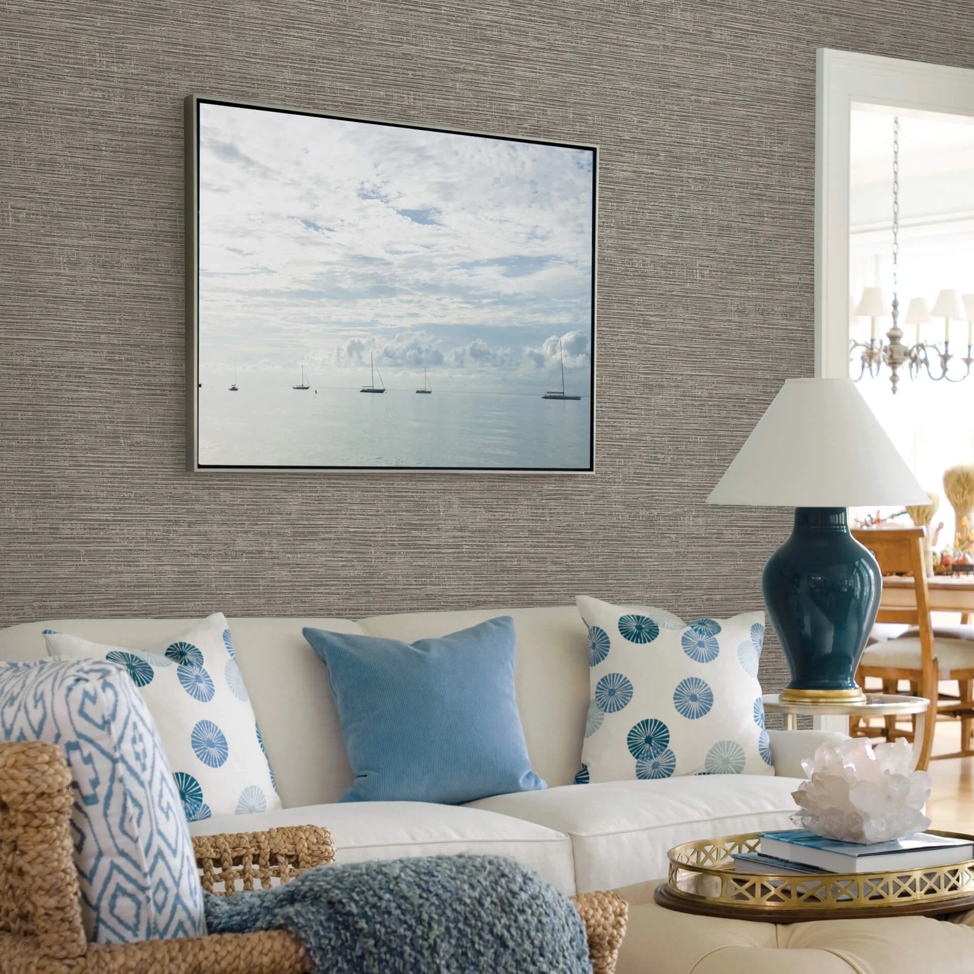 A-Street Prints Tiverton wallpaper, color Charcoal, SKU 2927-81710