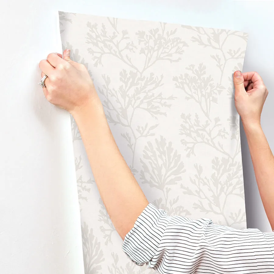 A-Street Prints Tortuga wallpaper, color Dove, SKU 4172-82001