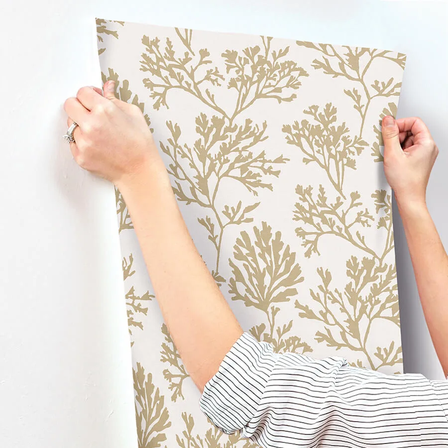 A-Street Prints Tortuga wallpaper, color Gold, SKU 4172-82002