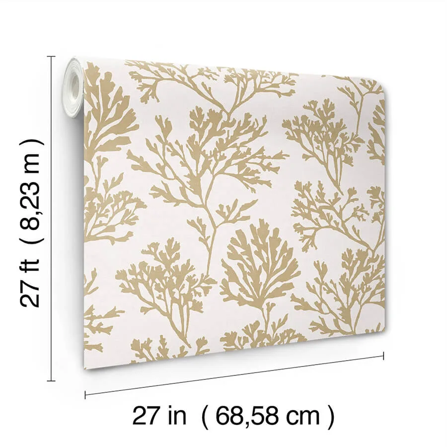 A-Street Prints Tortuga wallpaper, color Gold, SKU 4172-82002