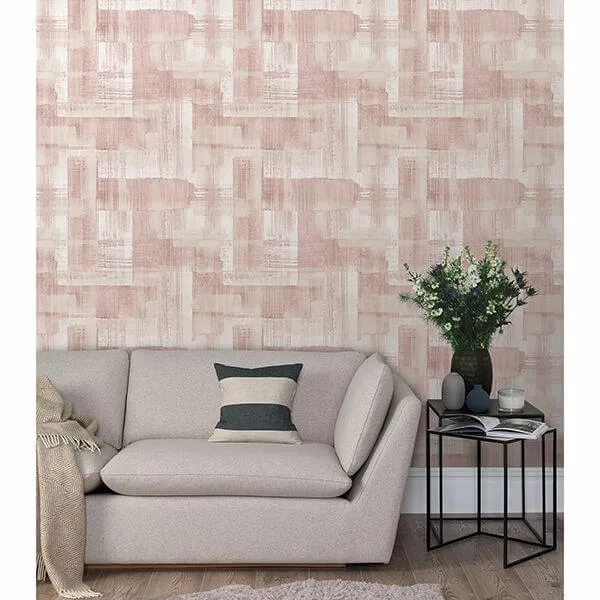 A-Street Prints Trosa wallpaper, color Light Pink, SKU 2889-25228
