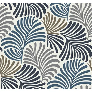A-Street Prints Trousdale wallpaper, color Dark Blue, SKU 4034-72124