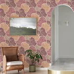 A-Street Prints Trousdale - Raspberry Wallpaper | Buy Online A-Street Prints Trousdale wallpaper, color Raspberry, SKU 4034-72128