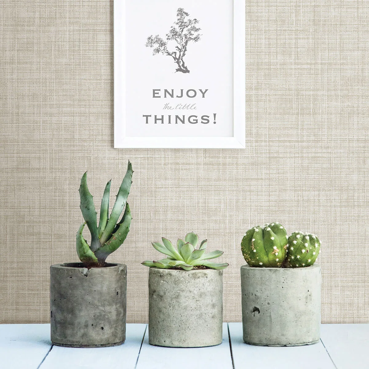 A-Street Prints Tuckernuck wallpaper, color Taupe, SKU 2999-24273