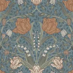 A-Street Prints Tulipa - Blue Wallpaper | Buy Online A-Street Prints Tulipa wallpaper, color Blue, SKU 2948-33009