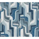 A-Street Prints Tulum wallpaper, color Blue, SKU 4135-72700