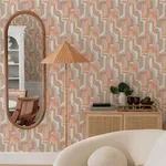 A-Street Prints Tulum - Coral Wallpaper | Buy Online A-Street Prints Tulum wallpaper, color Coral, SKU 4135-72701