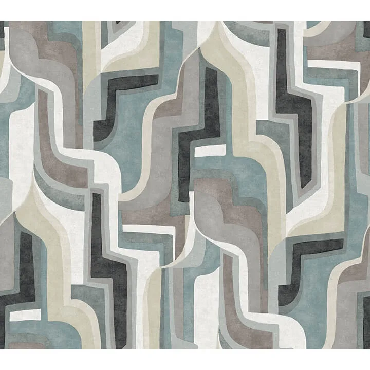 A-Street Prints Tulum wallpaper, color Denim, SKU 4135-72702