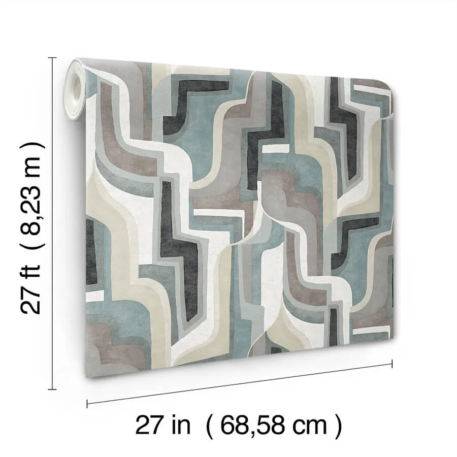 A-Street Prints Tulum - Denim Wallpaper | Buy Online A-Street Prints Tulum wallpaper, color Denim, SKU 4135-72702