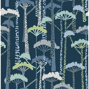 A-Street Prints Unify wallpaper, color Indigo, SKU 4146-27208