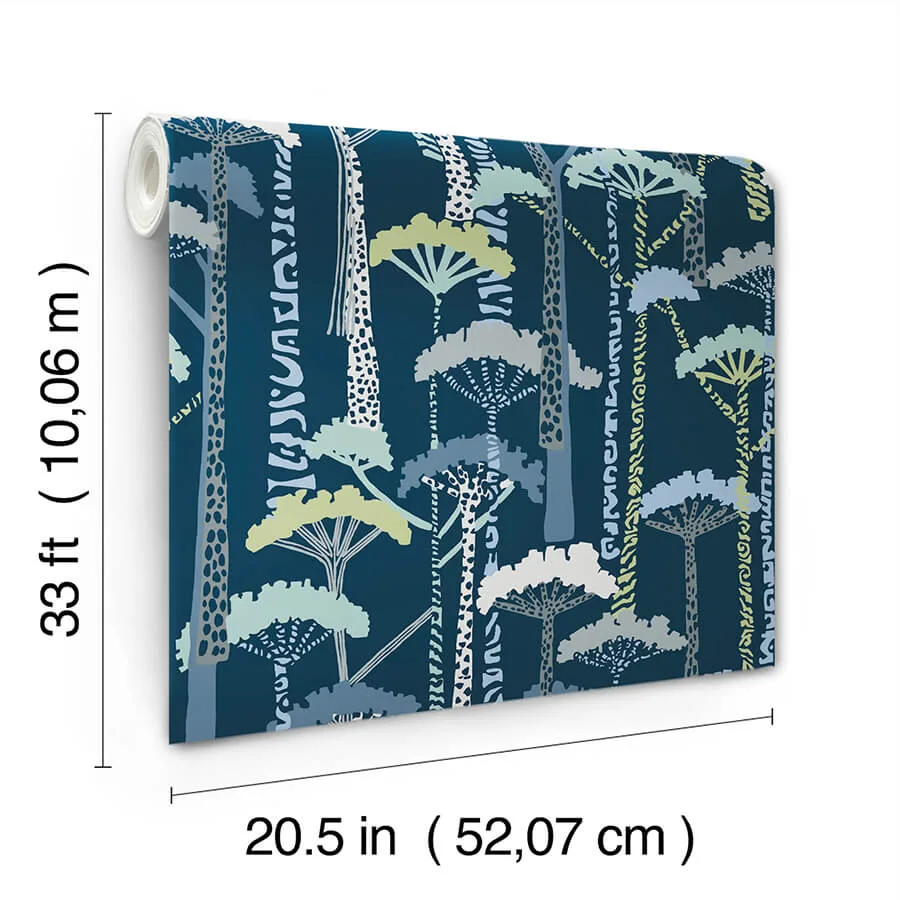 A-Street Prints Unify wallpaper, color Indigo, SKU 4146-27208