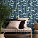 A-Street Prints Unify wallpaper, color Indigo, SKU 4146-27208