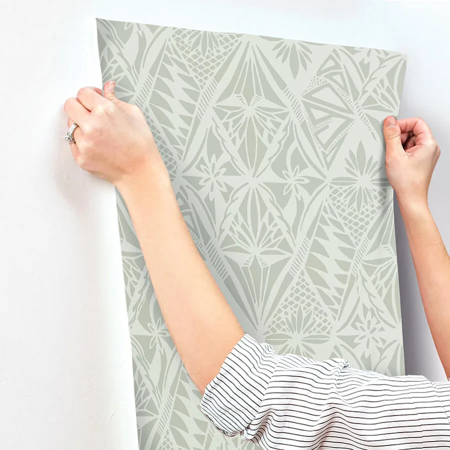 A-Street Prints Urbane - Sage Wallpaper | Buy Online A-Street Prints Urbane wallpaper, color Sage, SKU 4146-27209