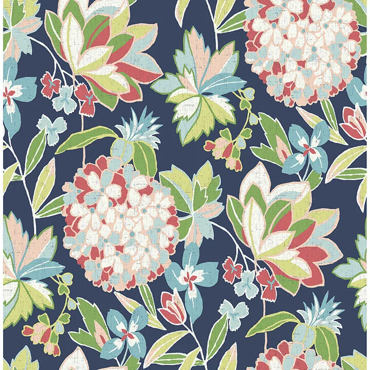 A-Street Prints Valdivian wallpaper, color Fuchsia, SKU 4146-27224