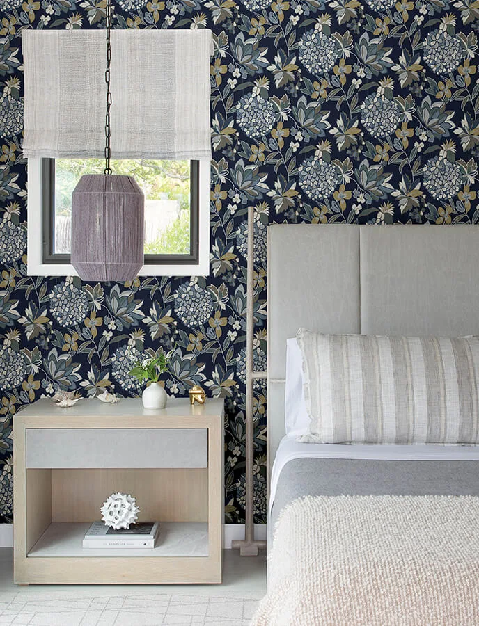 A-Street Prints Valdivian - Indigo Wallpaper | Buy Online A-Street Prints Valdivian wallpaper, color Indigo, SKU 4146-27228