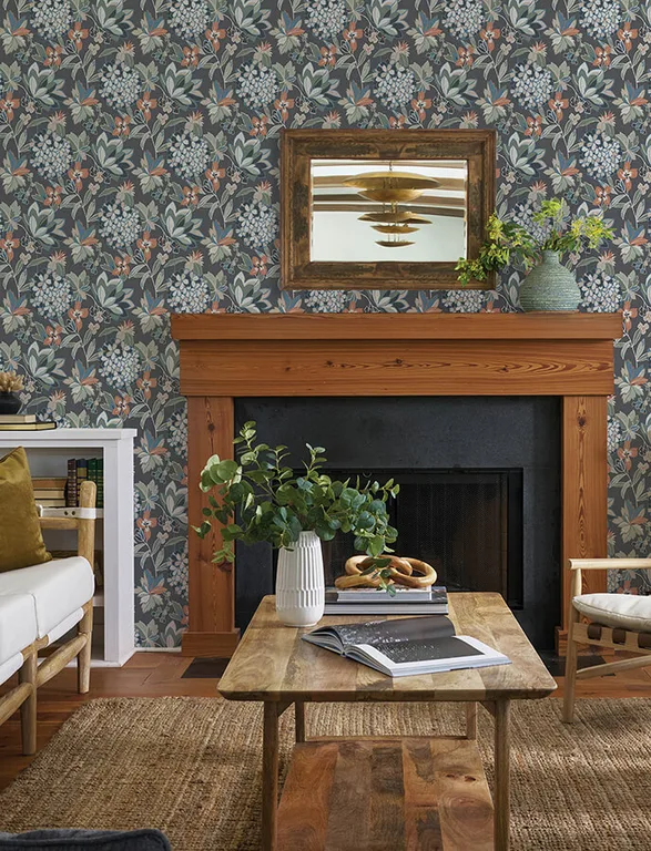 A-Street Prints Valdivian wallpaper, color Moss, SKU 4146-27226