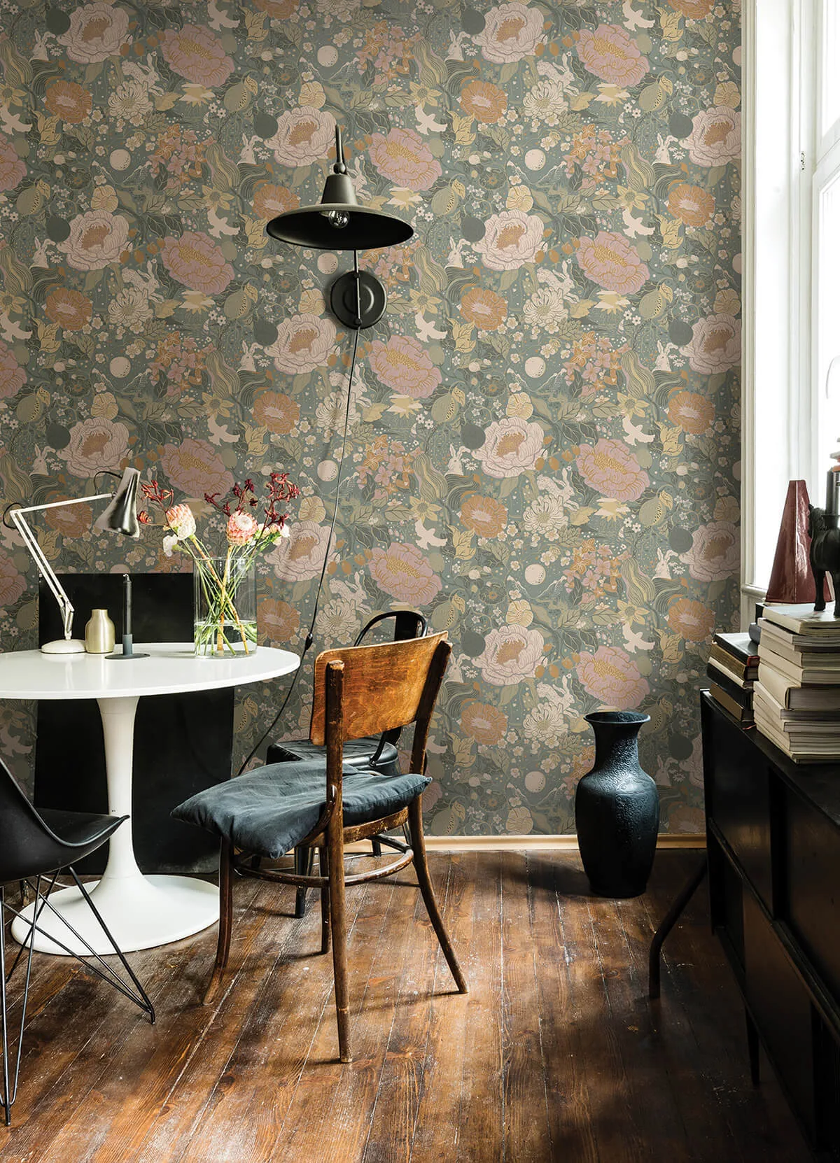 A-Street Prints Växa - Slate Wallpaper | Buy Online A-Street Prints Växa wallpaper, color Slate, SKU 4111-63016