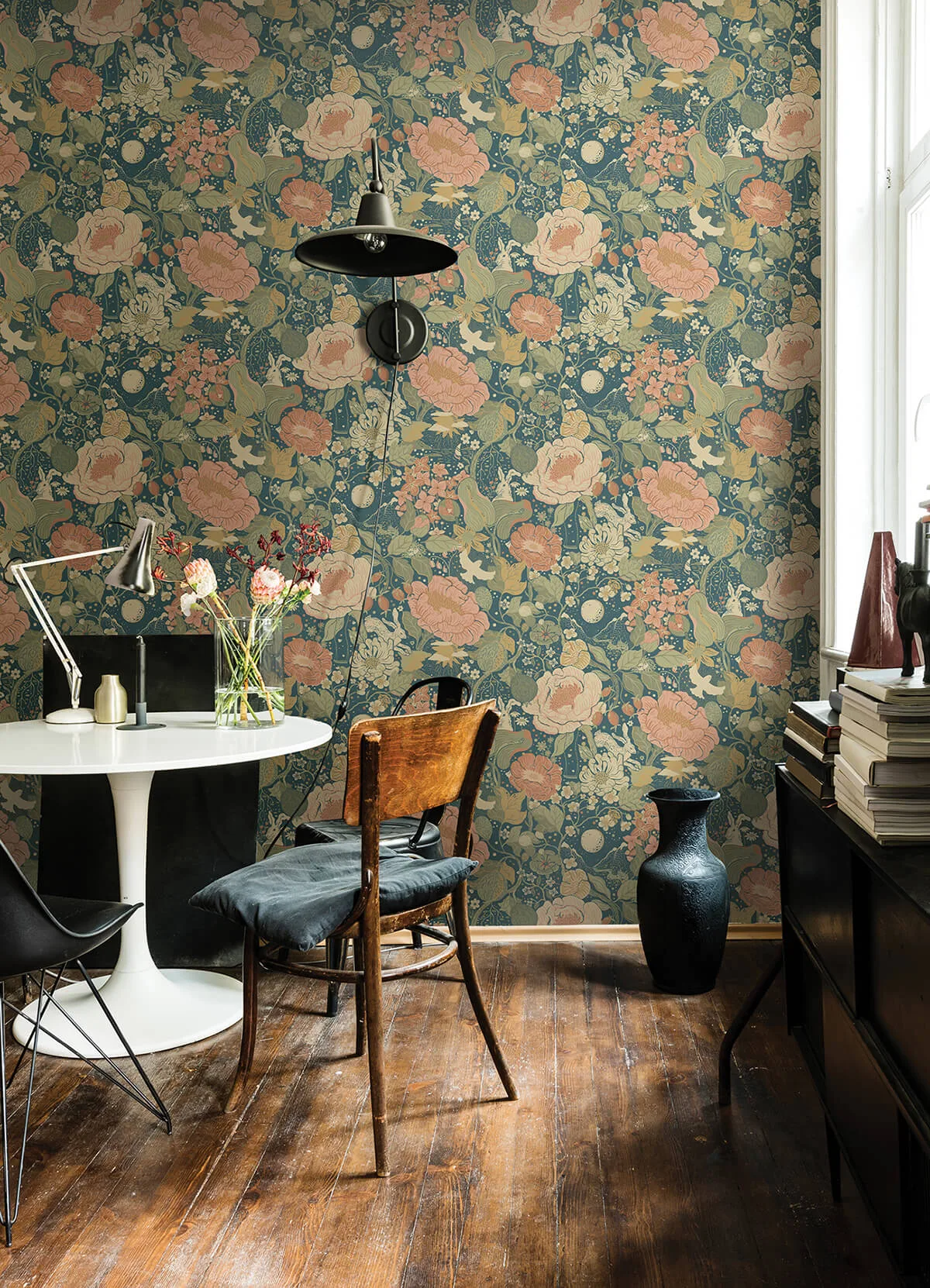 A-Street Prints Växa - Teal Wallpaper | Buy Online A-Street Prints Växa wallpaper, color Teal, SKU 4111-63013
