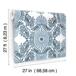 A-Street Prints Villa - Blue Wallpaper | Buy Online A-Street Prints Villa wallpaper, color Blue, SKU 4122-72401