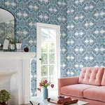 A-Street Prints Villa - Blue Wallpaper | Buy Online A-Street Prints Villa wallpaper, color Blue, SKU 4122-72401