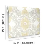 A-Street Prints Villa - Light Yellow Wallpaper | Buy Online A-Street Prints Villa wallpaper, color Light Yellow, SKU 4122-72400