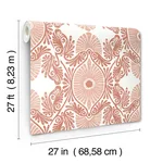 A-Street Prints Villa wallpaper, color Raspberry, SKU 4122-72403
